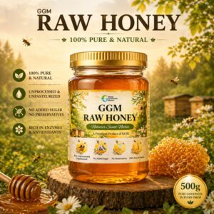 GGM Raw Honey (500g) | 100% Pure Natural Honey