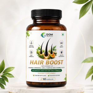 GGM Hair Boost | Advanced Hair Nutrition Formula | 60 Herbal Capsules