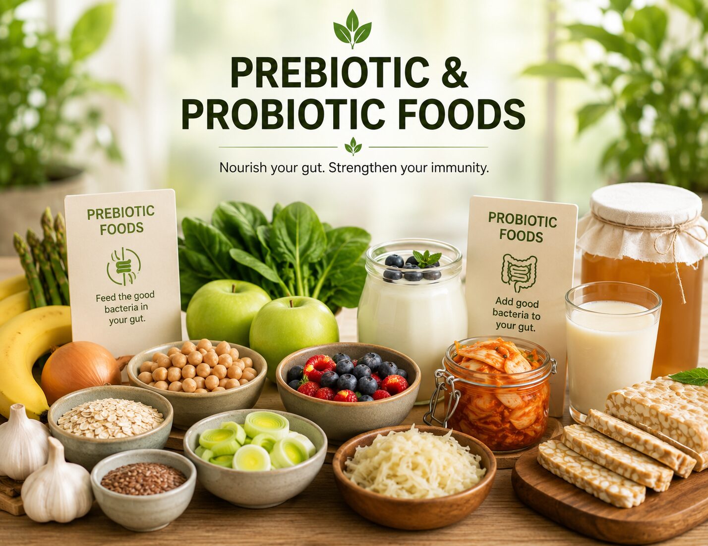 Prebiotic & Probiotic Foods